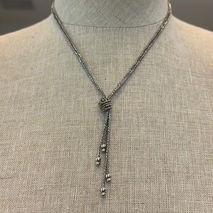 Sterling Silver “Forget Me Knot”Necklace 16” by Silpada